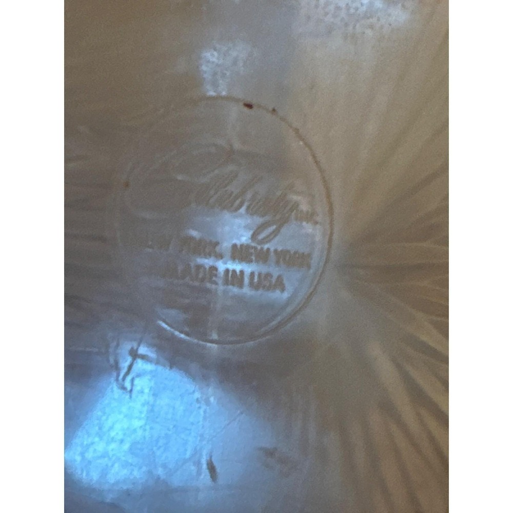 Celebrity Starburst Clear Starburst Cosmetic Vanity Hinged Lid Box Vintage 1960s - Picture 6 of 8